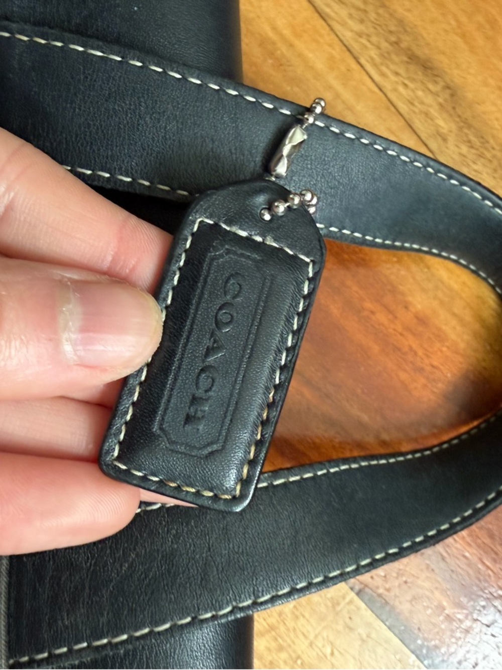 Vintage Coach Black Hamptons Canvas and Leather Backpack (Read Description) - Picture 14 of 16